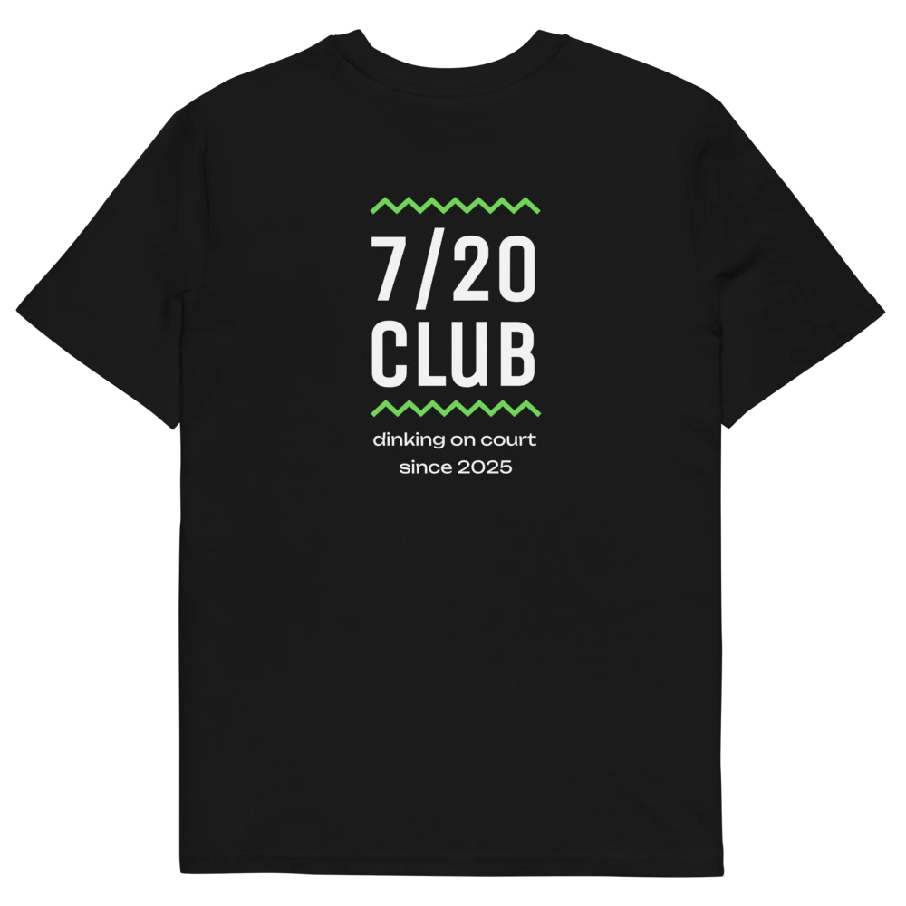 Black cotton club t-shirt