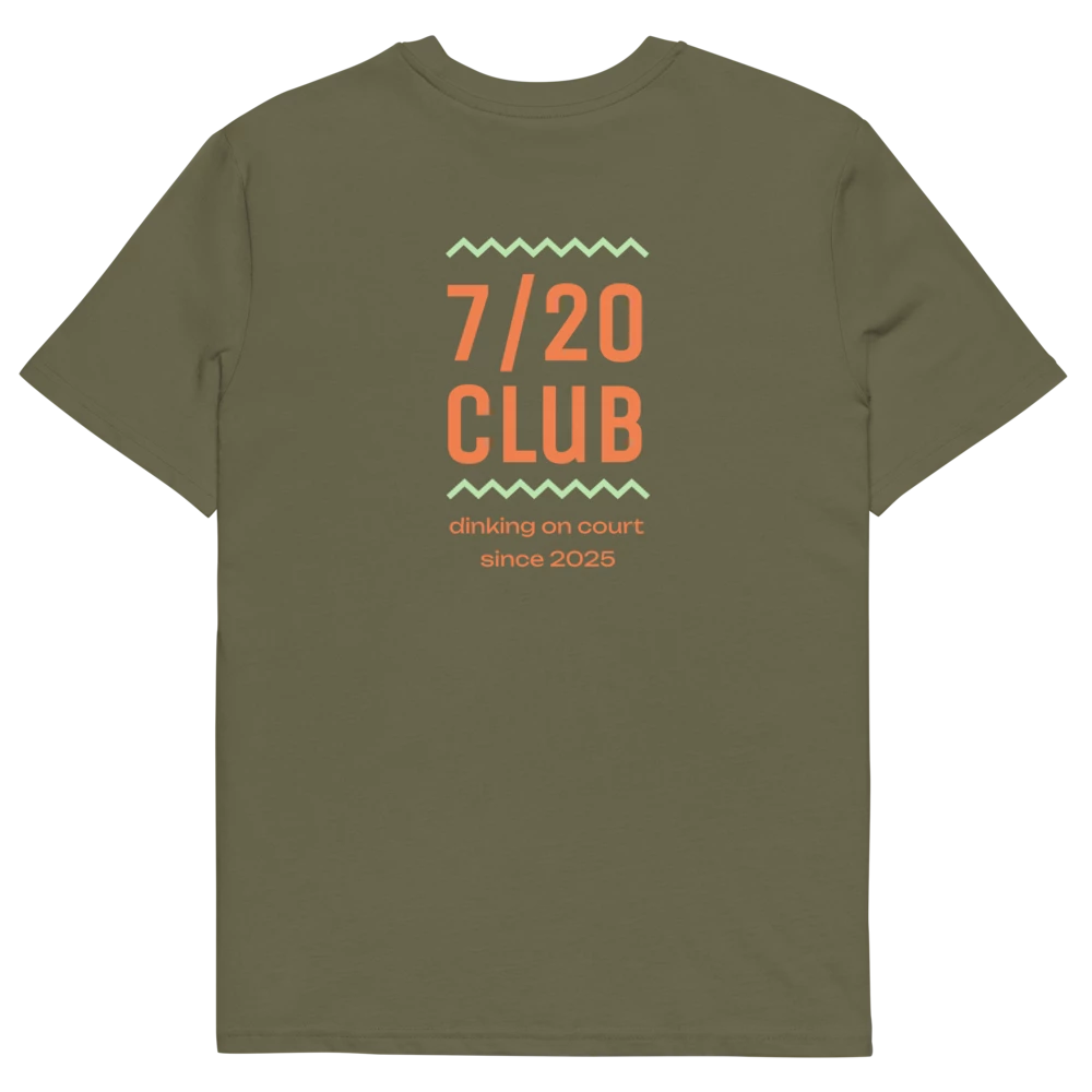 Khaki cotton club t-shirt