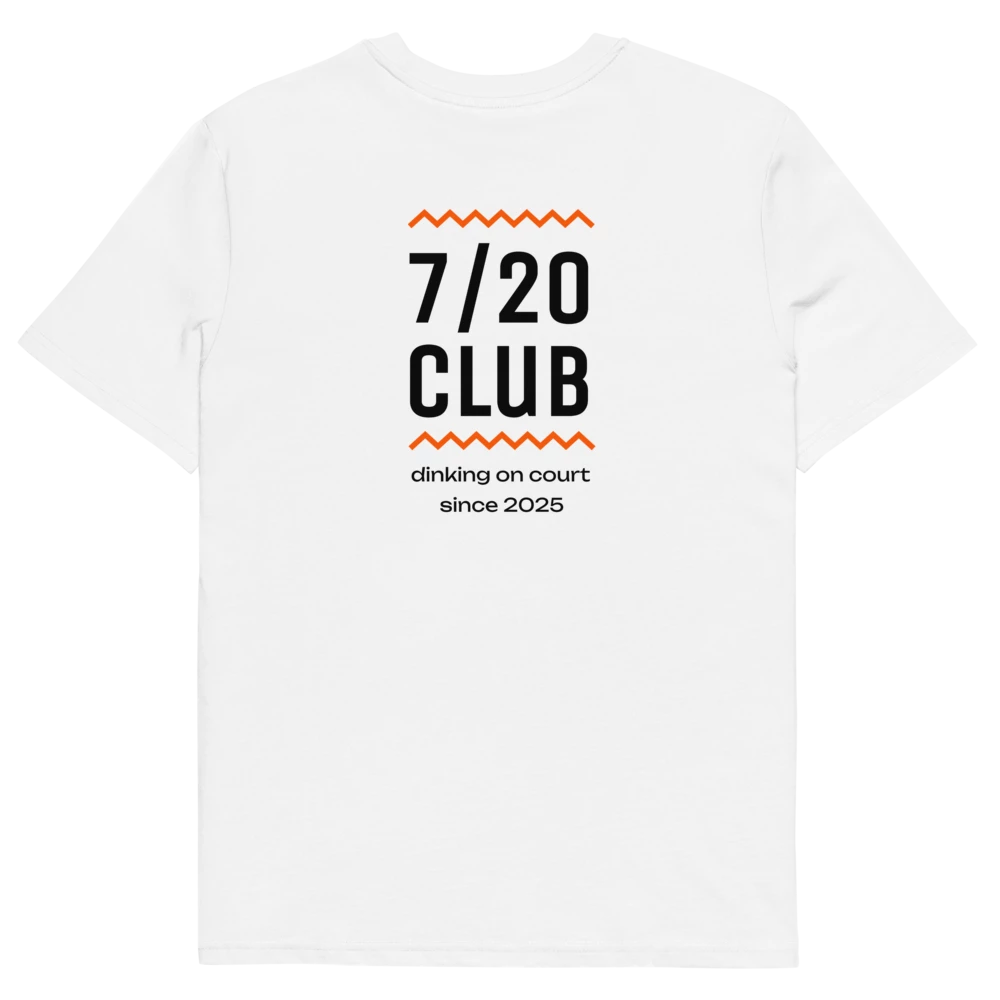 White cotton club t-shirt