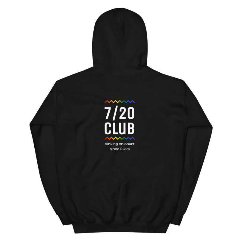 Dark rainbow club hoodie