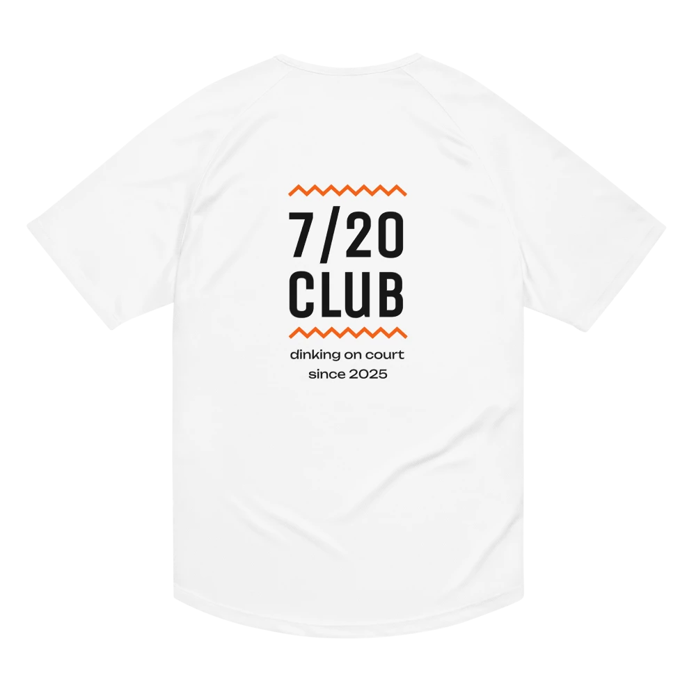 White sports club t-shirt