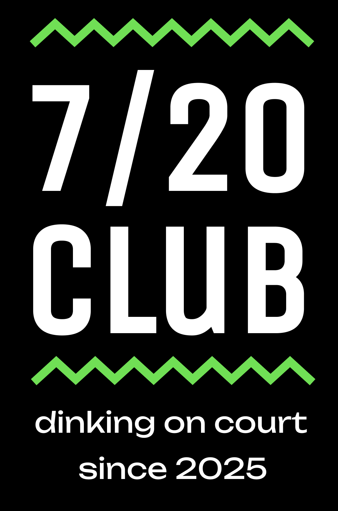 Oswestry 7/20 Pickleball Club logo